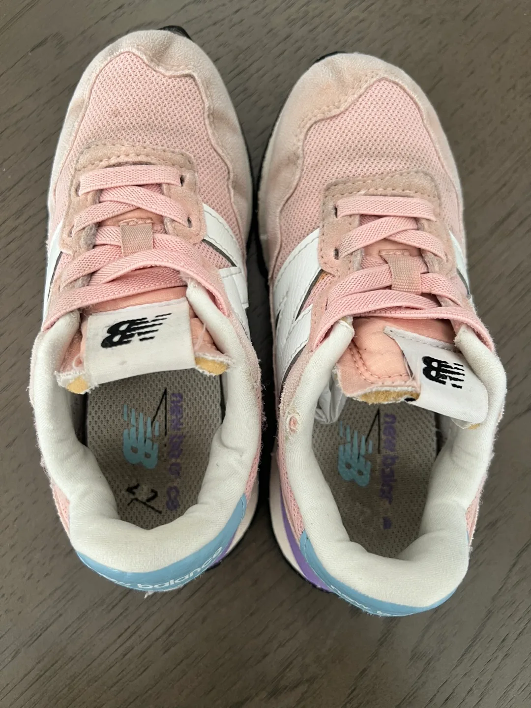 Used New Balance 237 Pink Toddler Shoes - Size 12.5 thumbnail