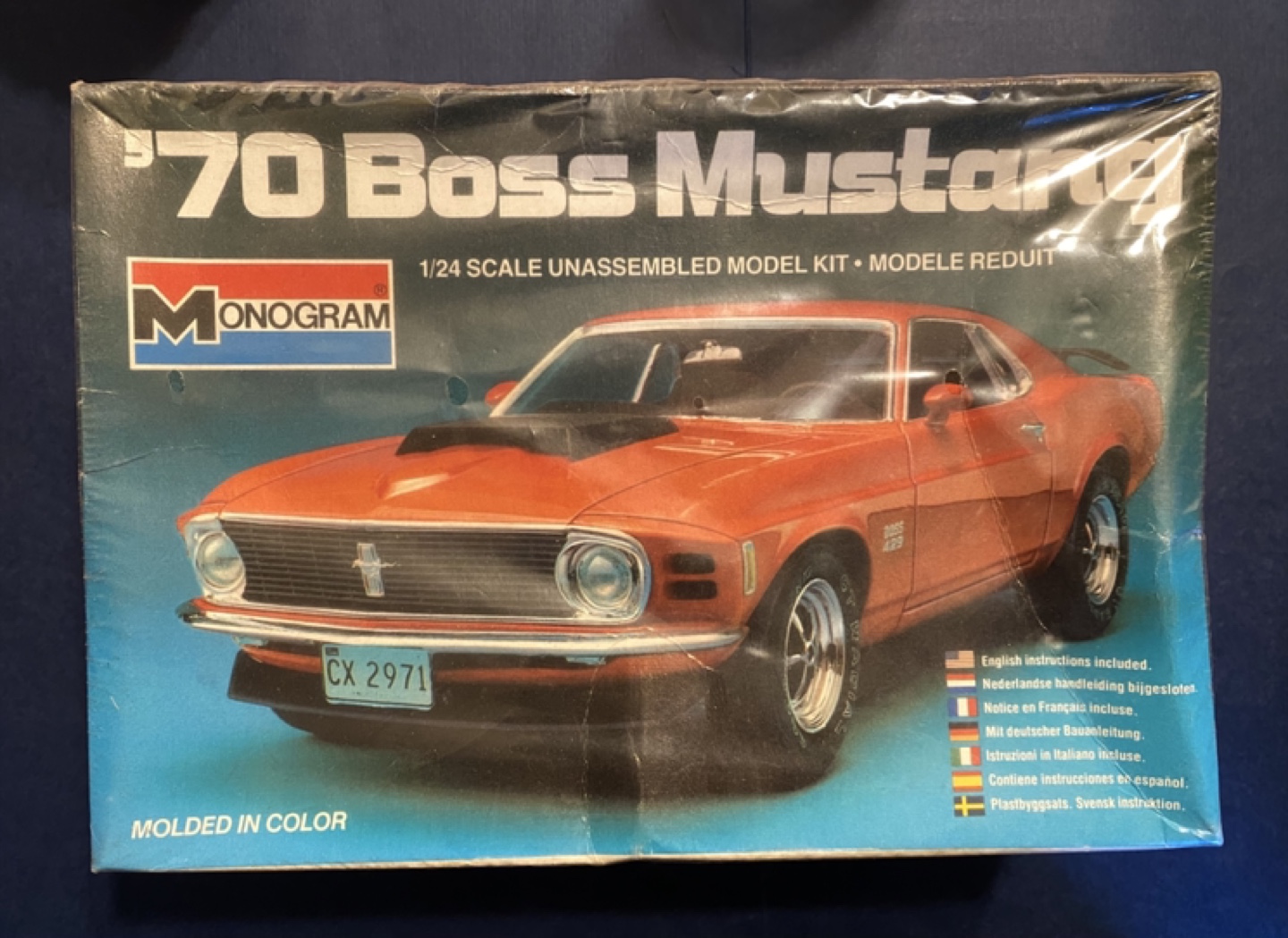 Revell '67 Dodge Coronet R/T & '70 Boss Mustang Model Kits