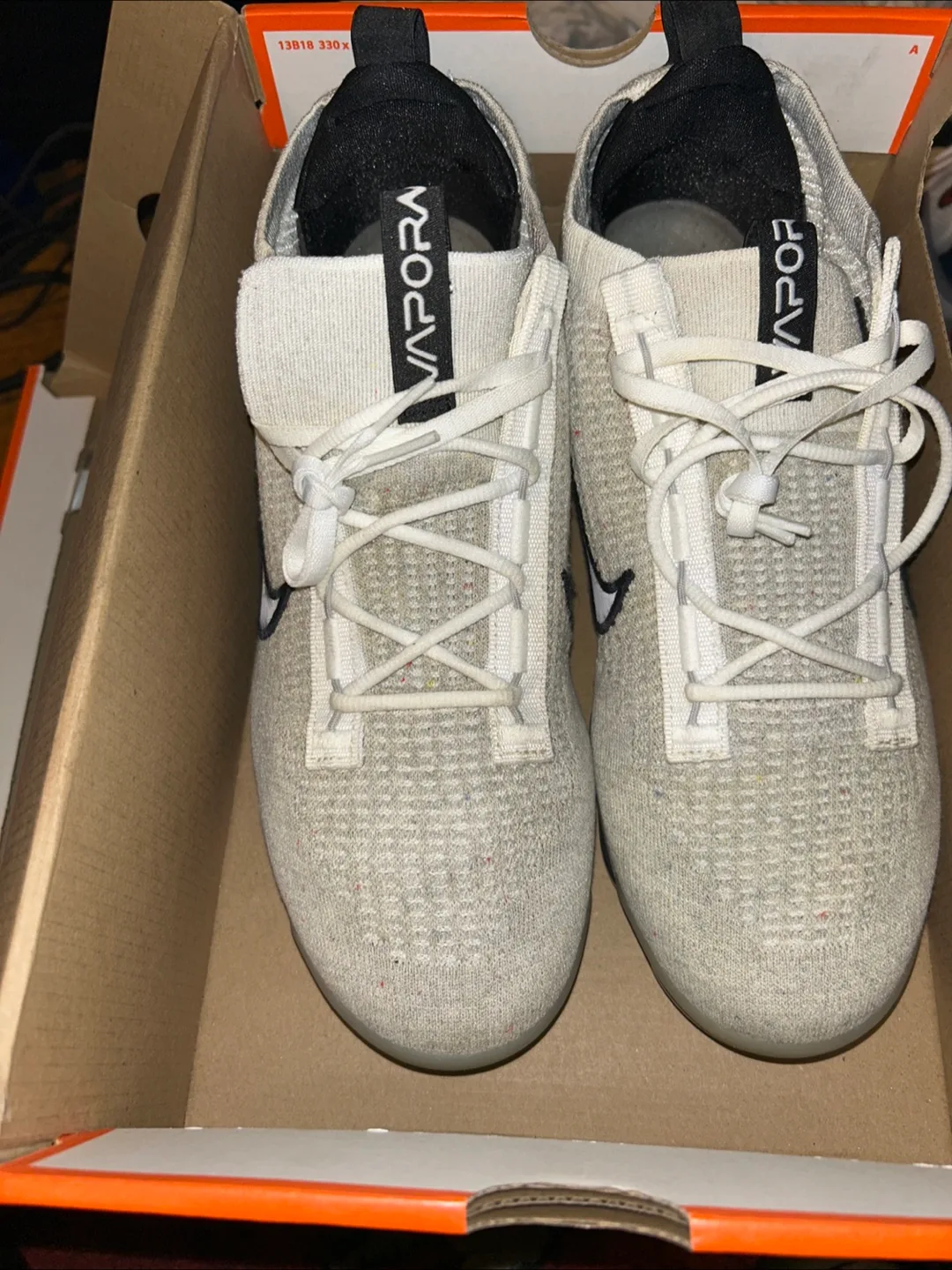 Nike Air Vapormax 2021 FK White/Black, Size 11 image indicator(2)