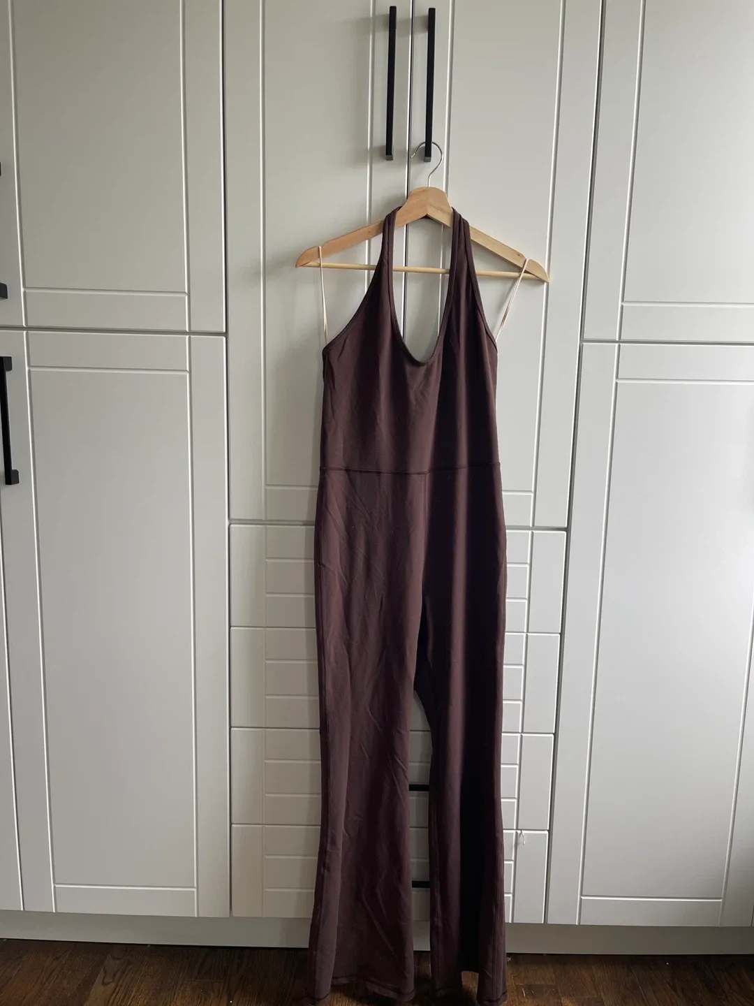 Aritzia Brown Halter Jumpsuit thumbnail