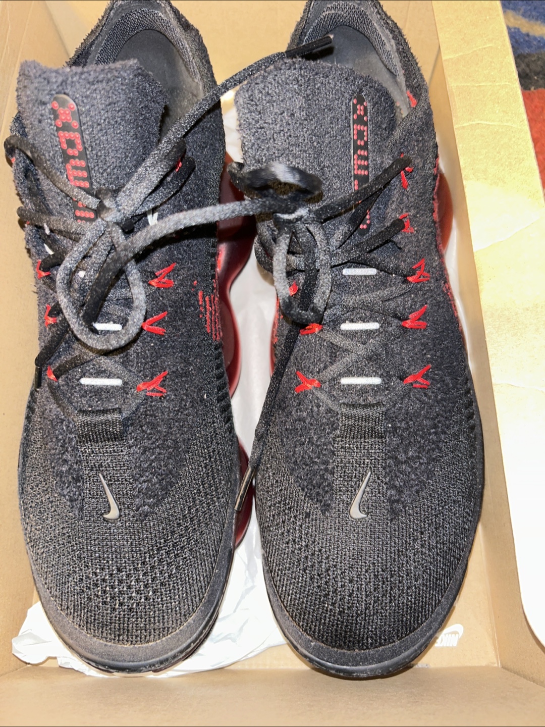 Nike Air Max Scorpion Flyknit Black/Red sz 11 - photo 2