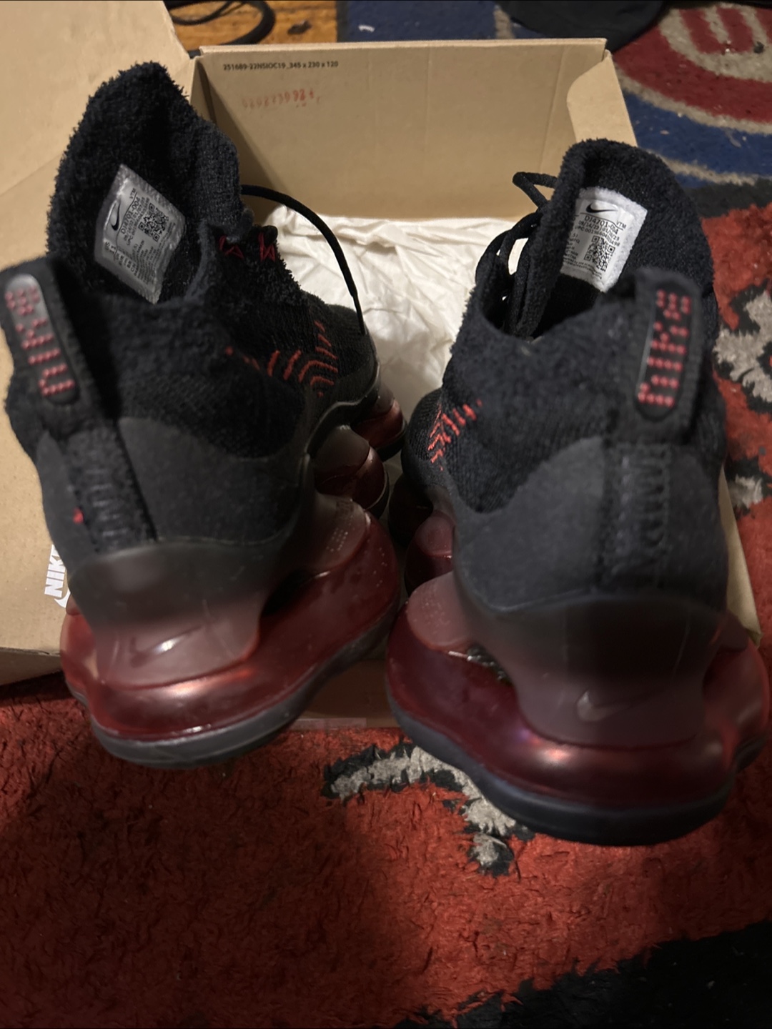 Nike Air Max Scorpion Flyknit Black/Red sz 11 - photo 5
