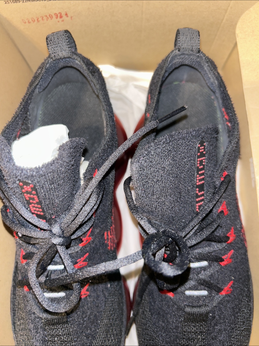 Nike Air Max Scorpion Flyknit Black/Red sz 11 - photo 3