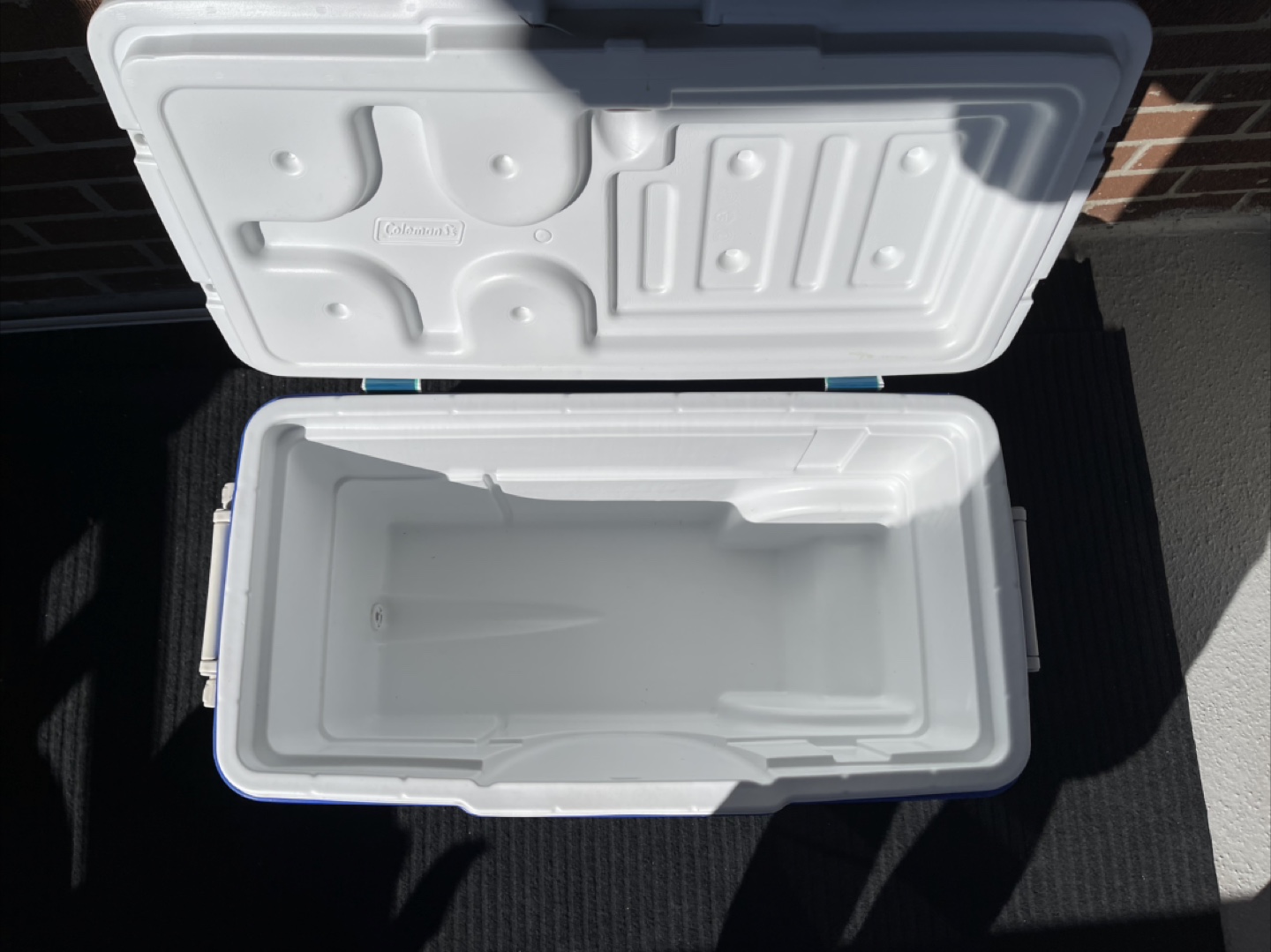 Coleman Rolling Cooler - Blue & White - photo 2
