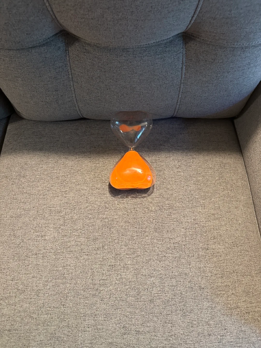 Heart Shaped Sand Timer - Orange image indicator(4)
