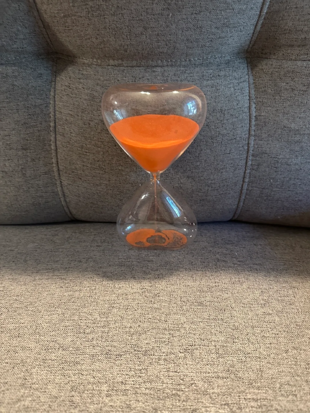 Heart Shaped Sand Timer - Orange image indicator(3)