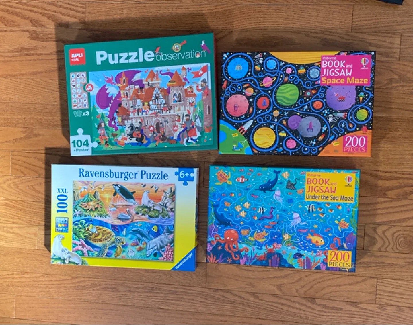 Puzzles: Usborne, Ravensburger, Apli thumbnail
