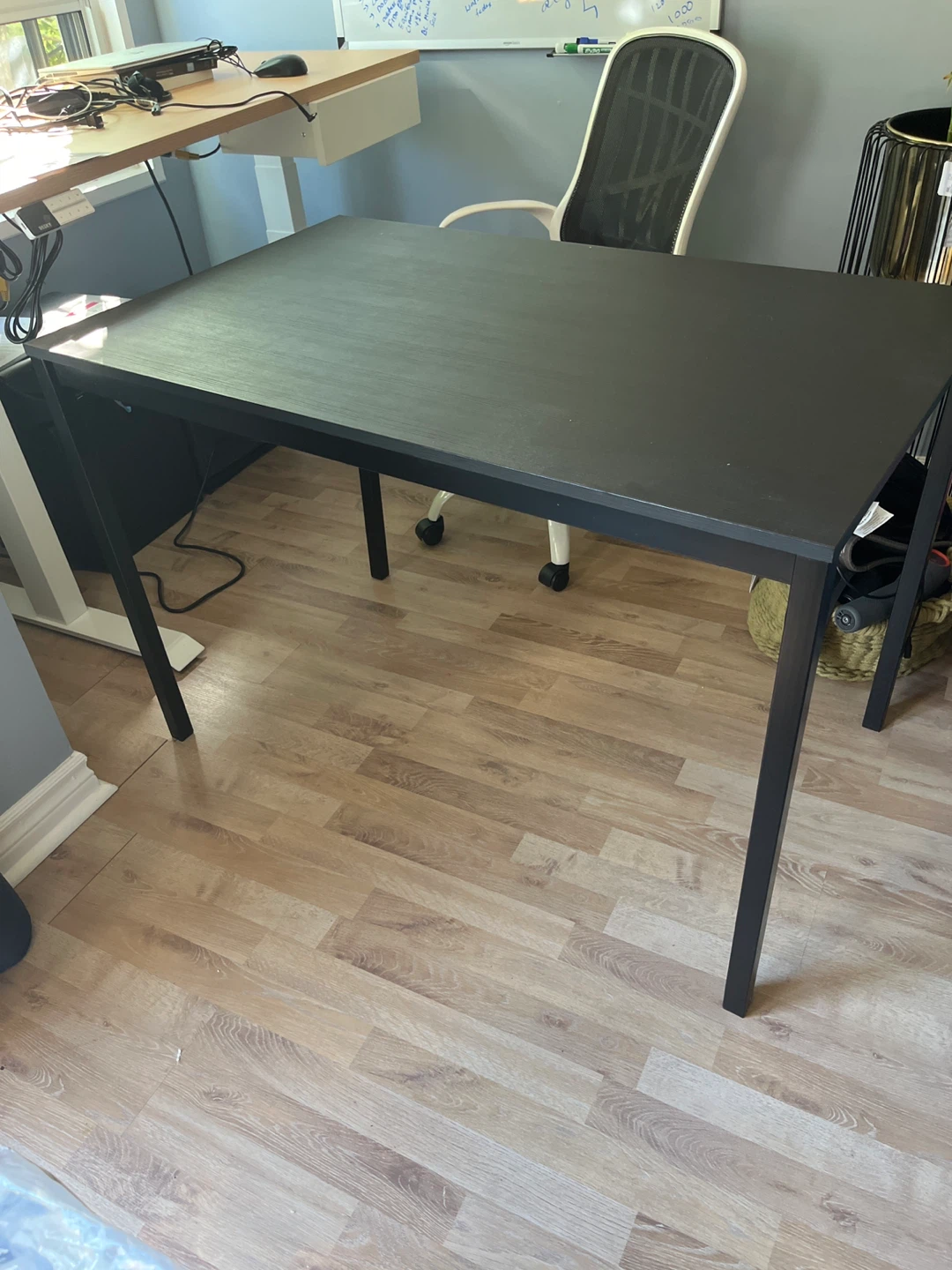 IKEA Black Table - photo 2
