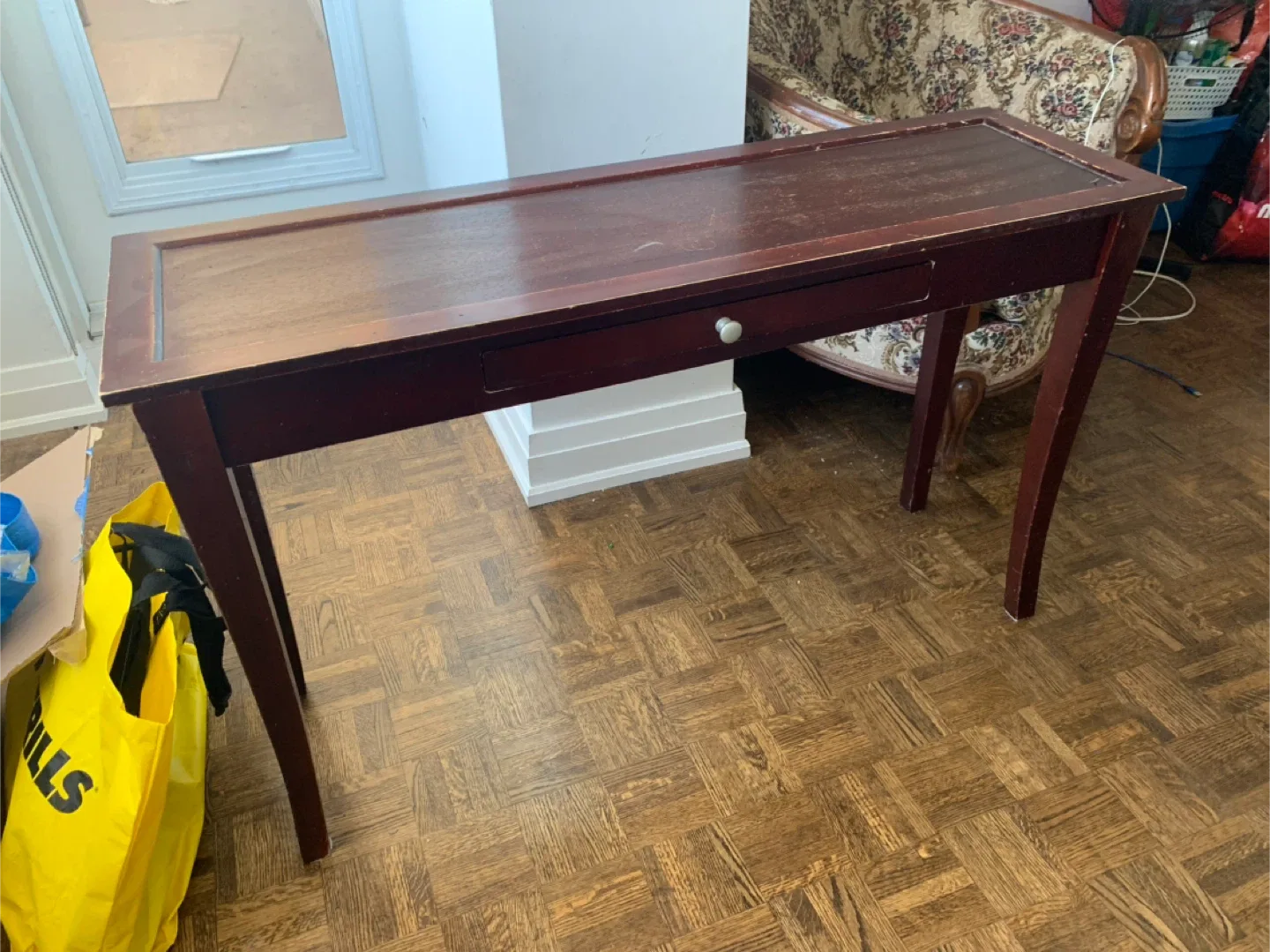 Dark Wood Console Table thumbnail