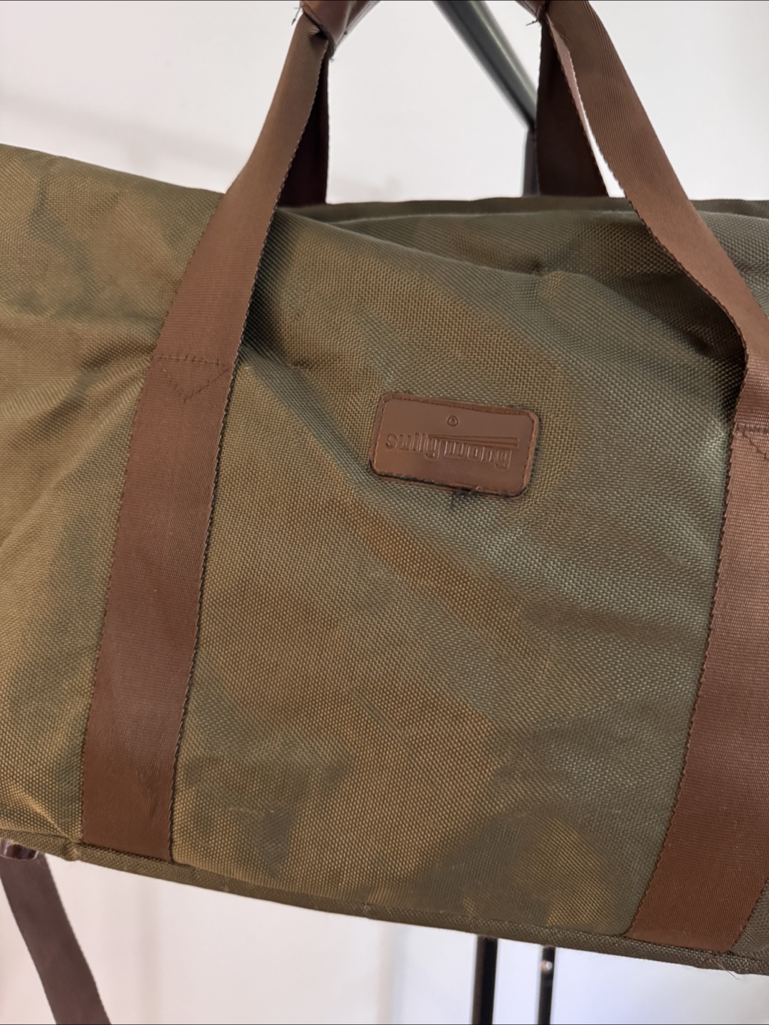 Sully Wong Olive Green Duffle Bag - photo 3