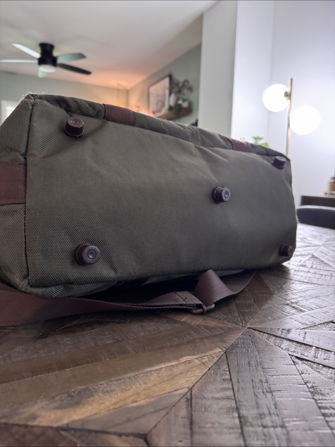 Sully Wong Olive Green Duffle Bag - photo 4