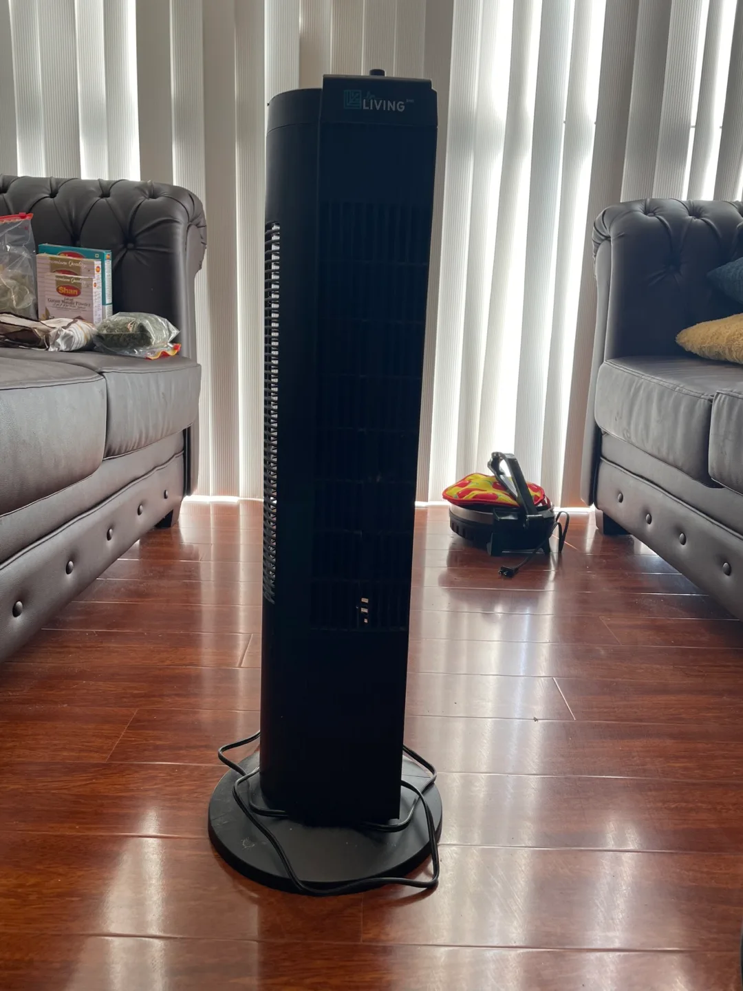LIVING Tower Fan - Black thumbnail