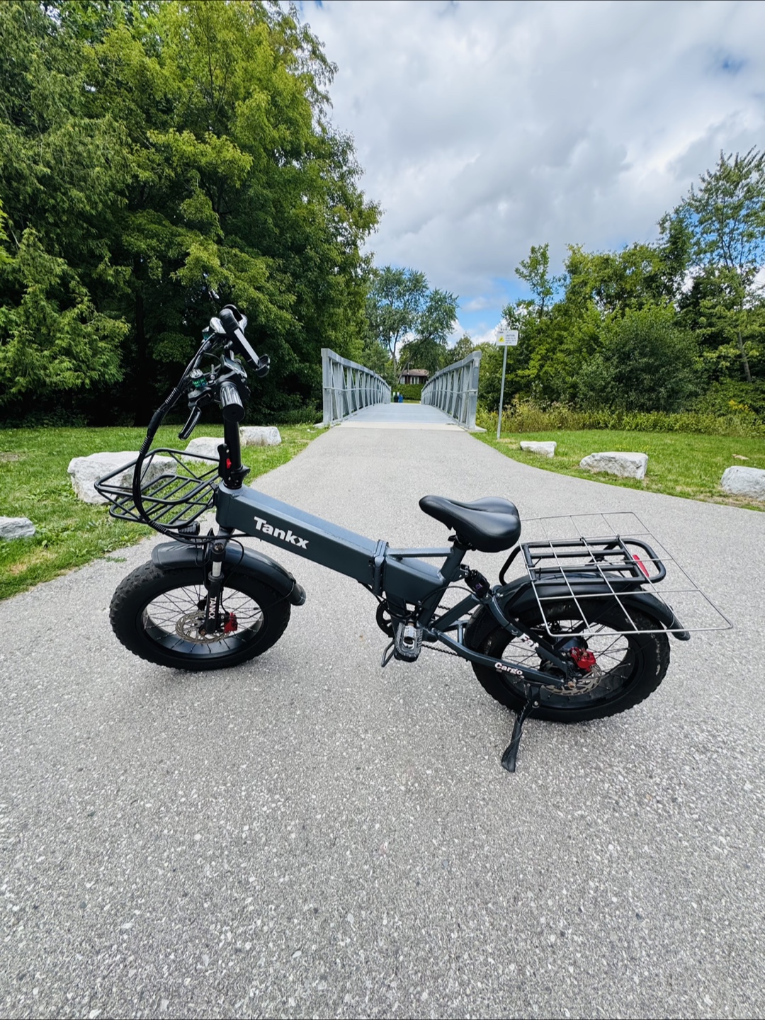 Tankx Electric bike on sale with extra accessories
