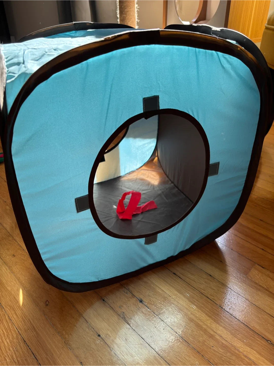 Kitty City Cat Cube Tunnel - Light Blue thumbnail