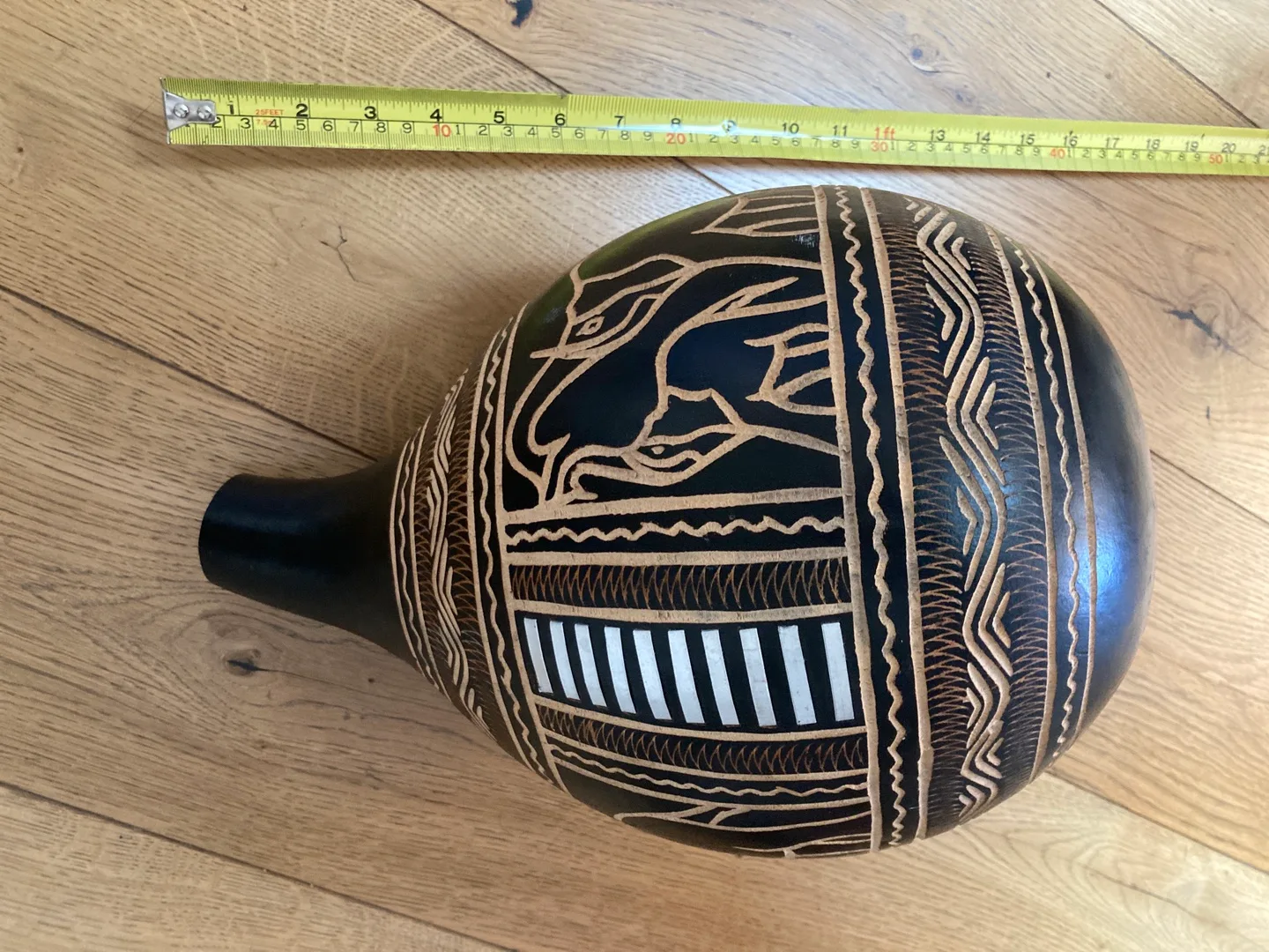 Hand Carved Gourd Vase image indicator(2)