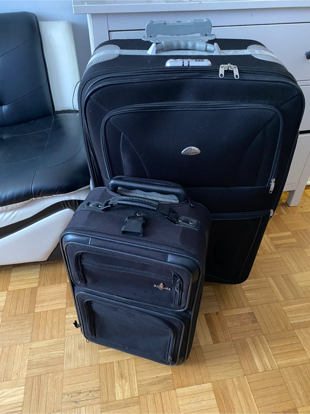 Black Luggage Set - Two Suitcases