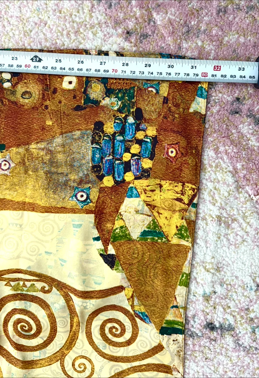 Silk Klimt Tree of Life Tapestry Table Runner or Wall Hanging image indicator(4)