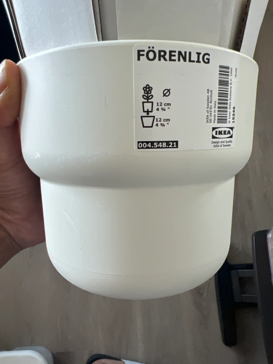 IKEA FÖRENLIG Plant Pot - 4 3/4"