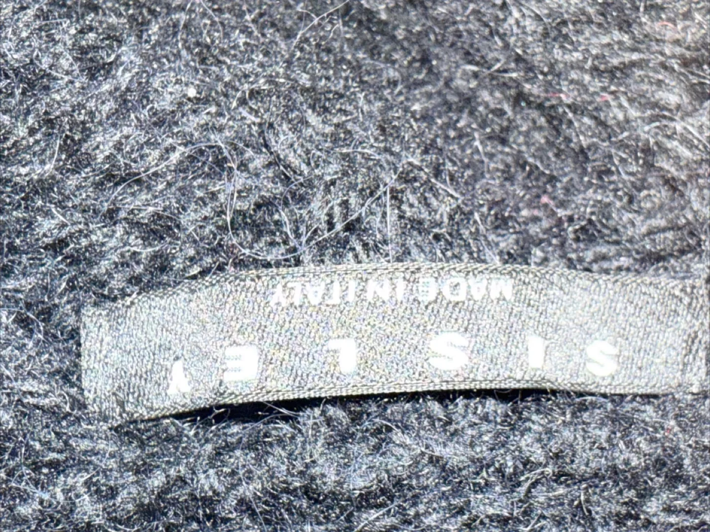 Sisley Black Wool Blend Poncho  - One Size image indicator(3)