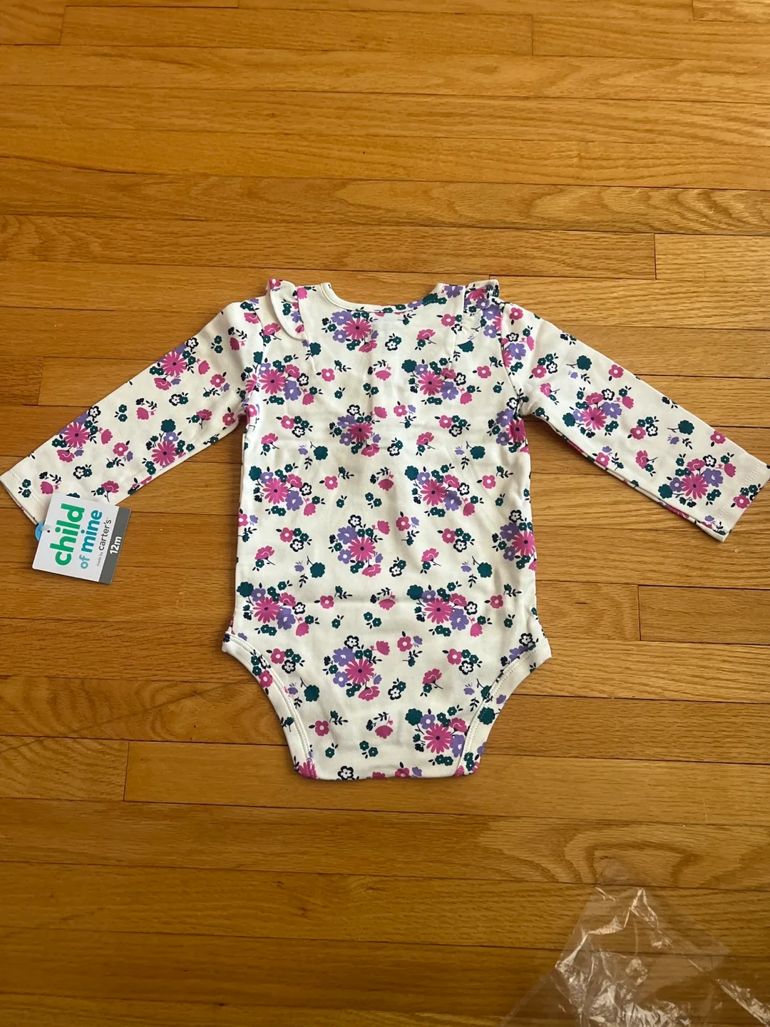 Child of Mine Carter's 12M Floral Bodysuit & Pants - New image indicator(2)
