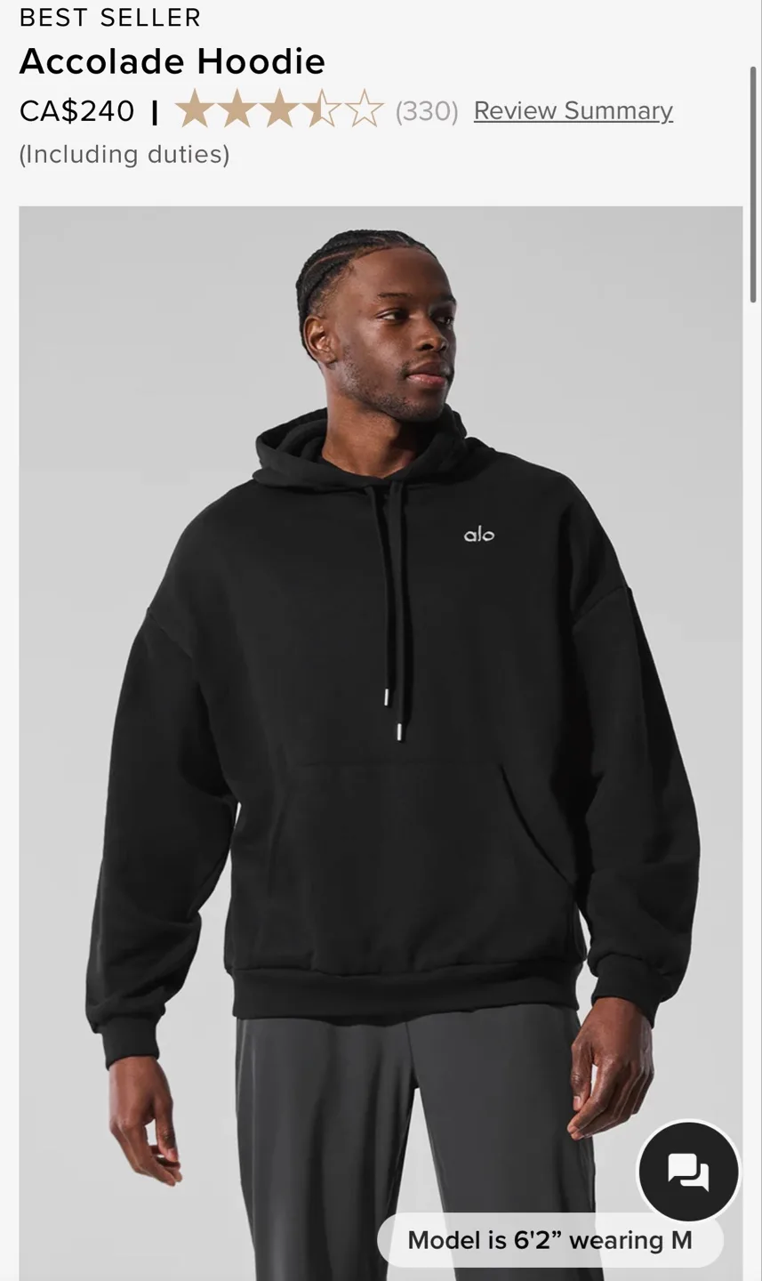 ALO Accolade Sweatpants and Hoodie Set-Black image indicator(7)