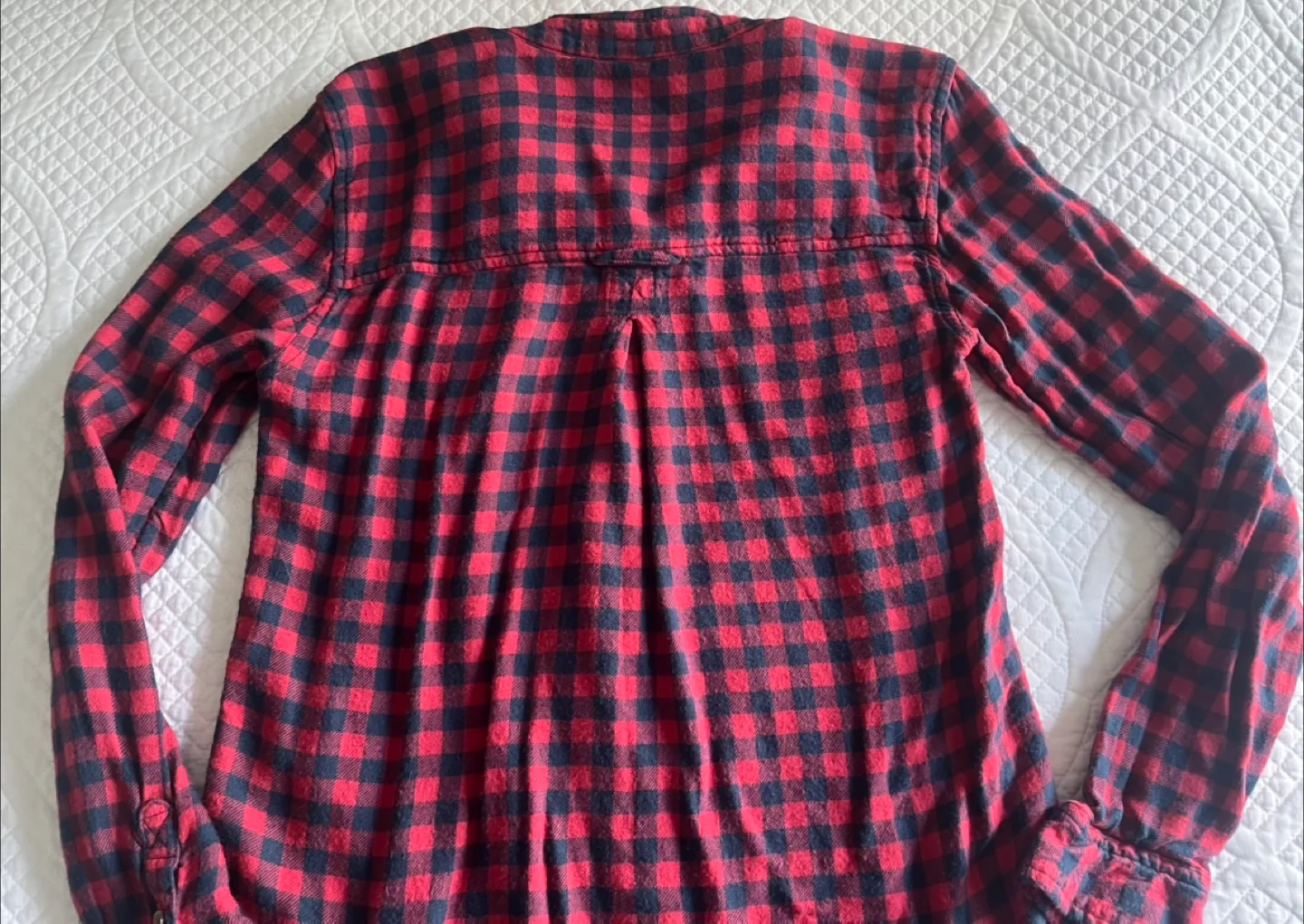 American Eagle Boyfriend Fit Plaid Shirt image indicator(2)