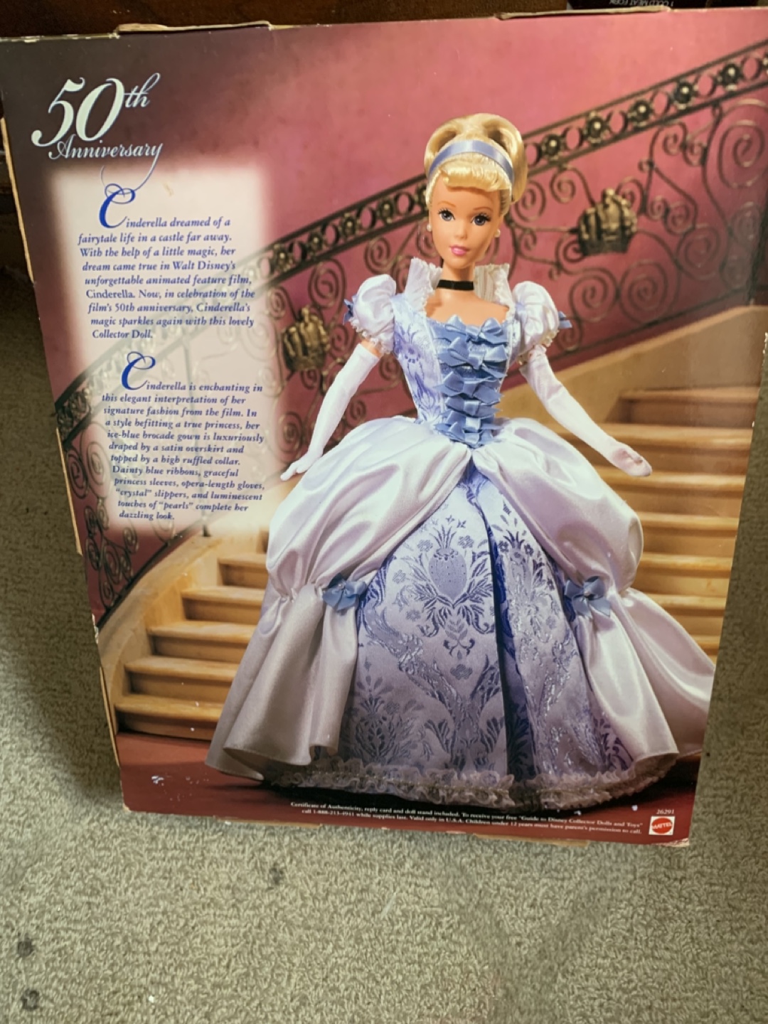 Walt Disney's Cinderella 50th Anniversary Collector Doll - photo 3
