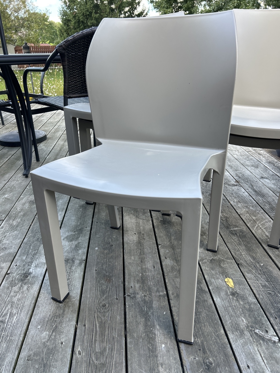 Set of 5 Modern Outdoor Chairs - photo 2