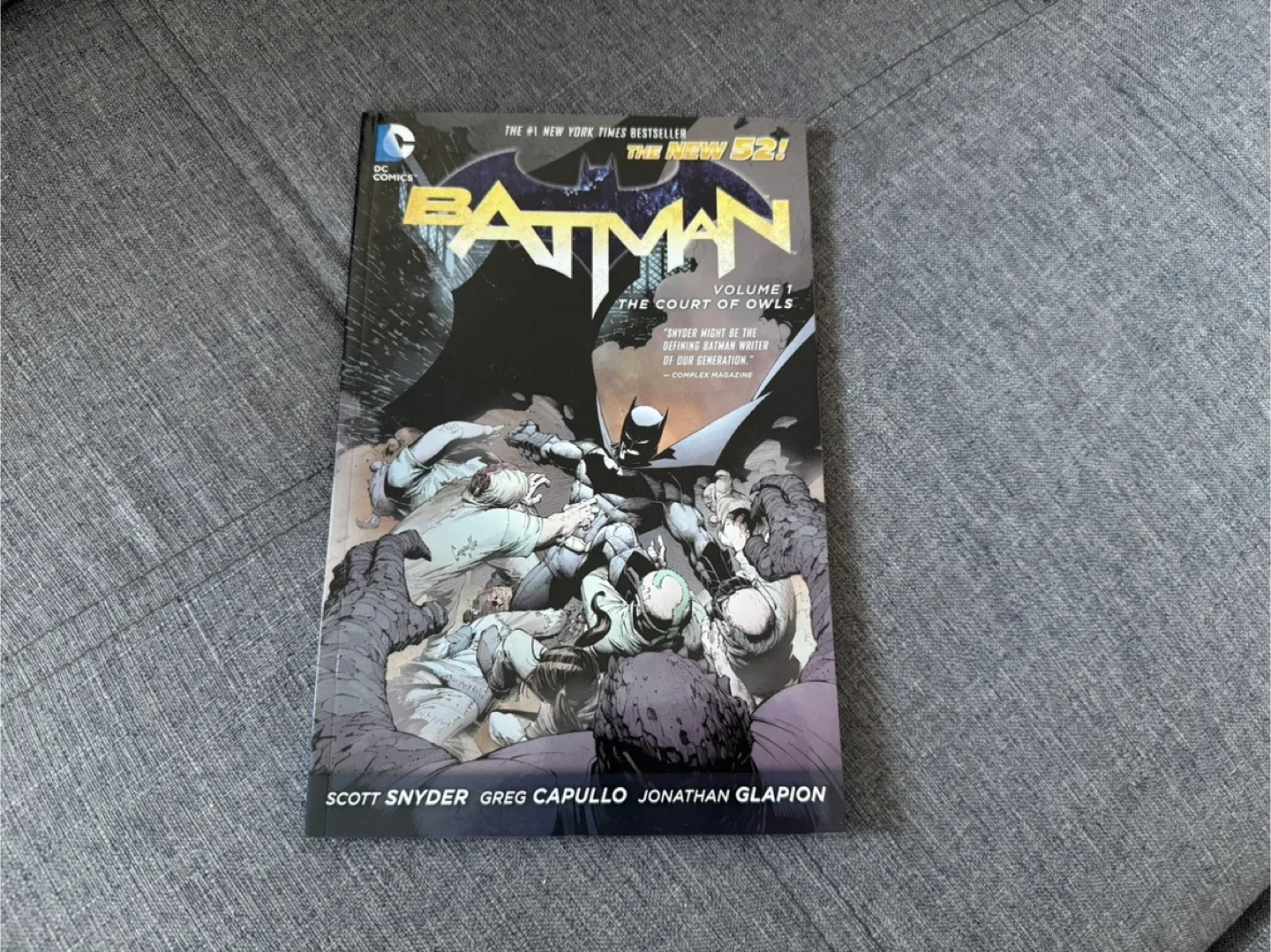 DC comics new 52 Batman volume 1 thumbnail