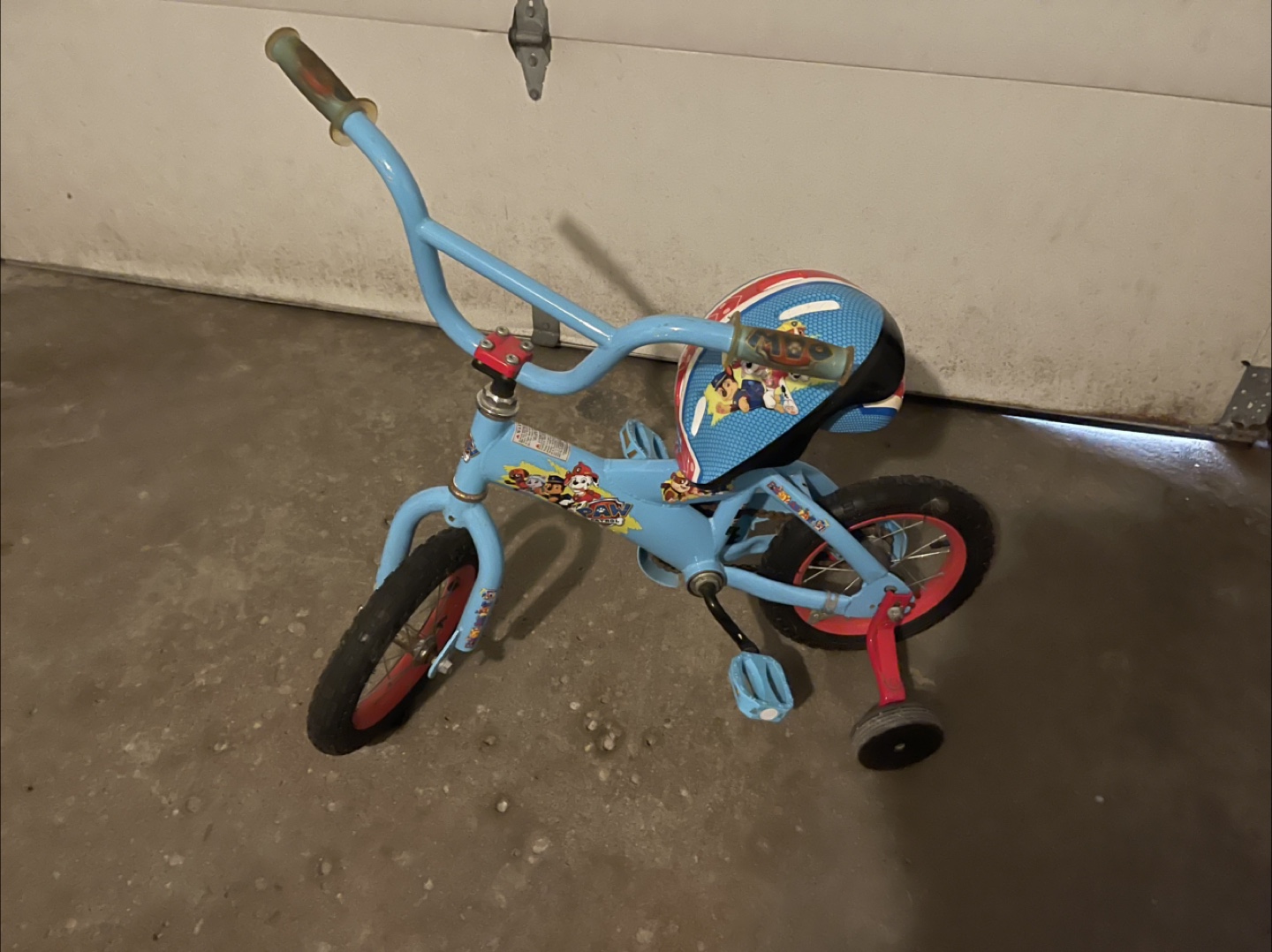 Paw Patrol Kids' Bike and Helmet