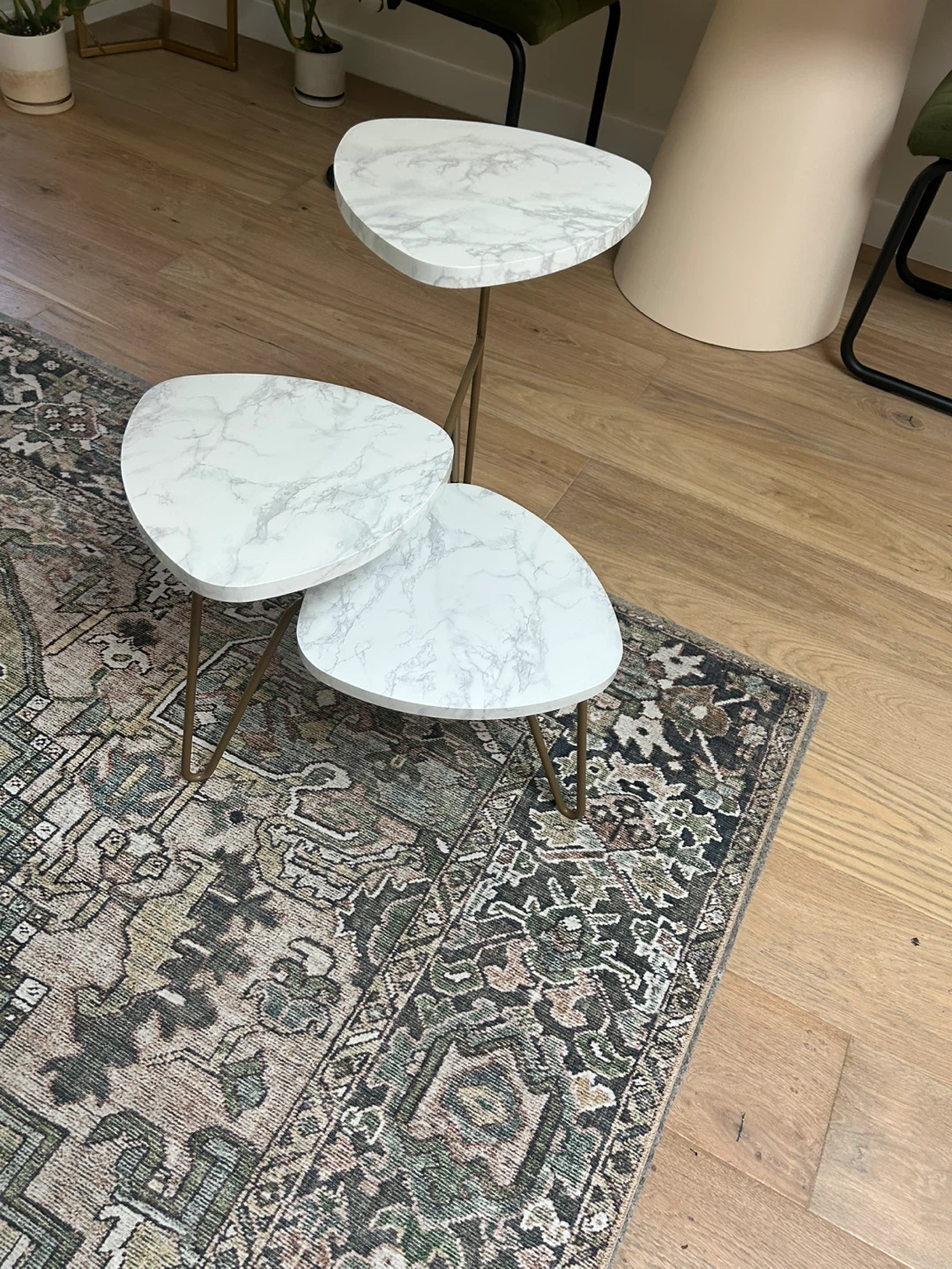 Marble Three Tier Side Table - photo 4