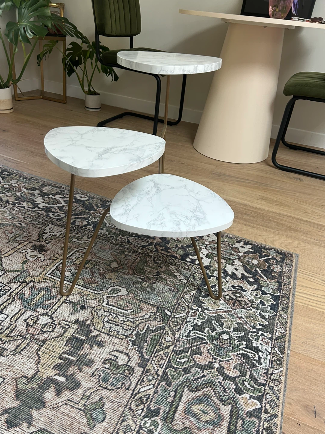 Marble Three Tier Side Table - photo 3