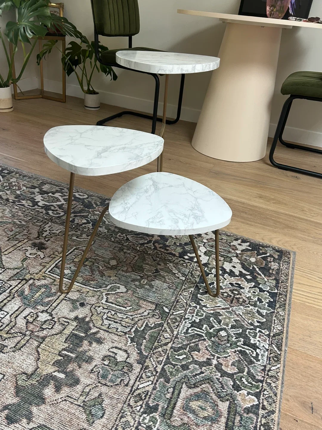 Marble Three Tier Side Table image indicator(3)