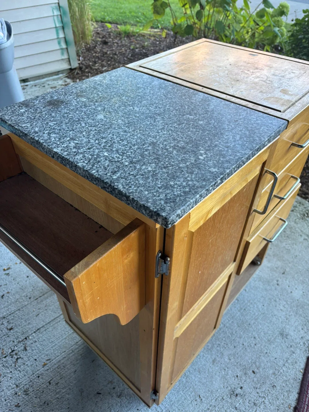 Wooden Kitchen Island Cart thumbnail