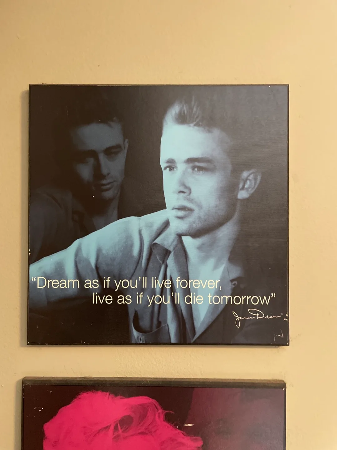 Wall Art with James Dean and Marilyn Monroe Quotes image indicator(4)