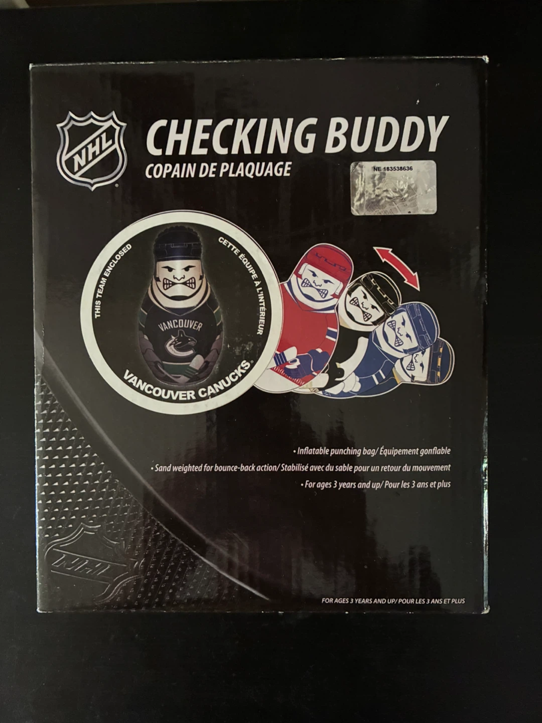 NHL Checking Buddy - Vancouver Canucks Bop Bag