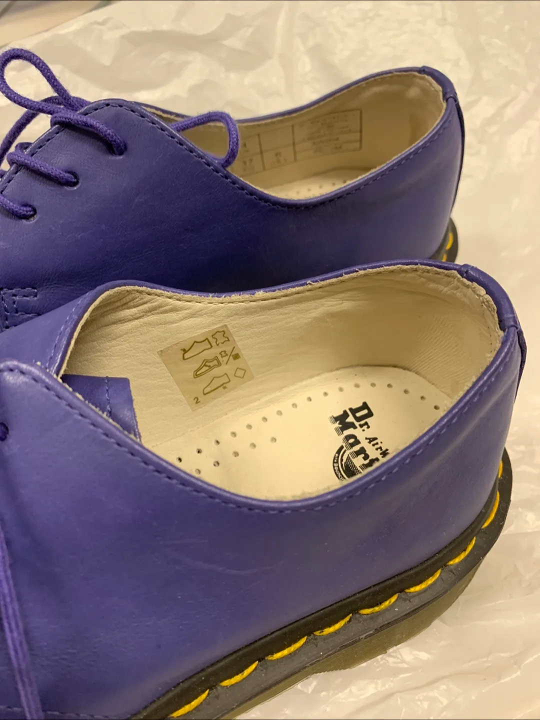 Dr. Martens 1461 Purple Oxford Shoes - Size US 6 image indicator(2)