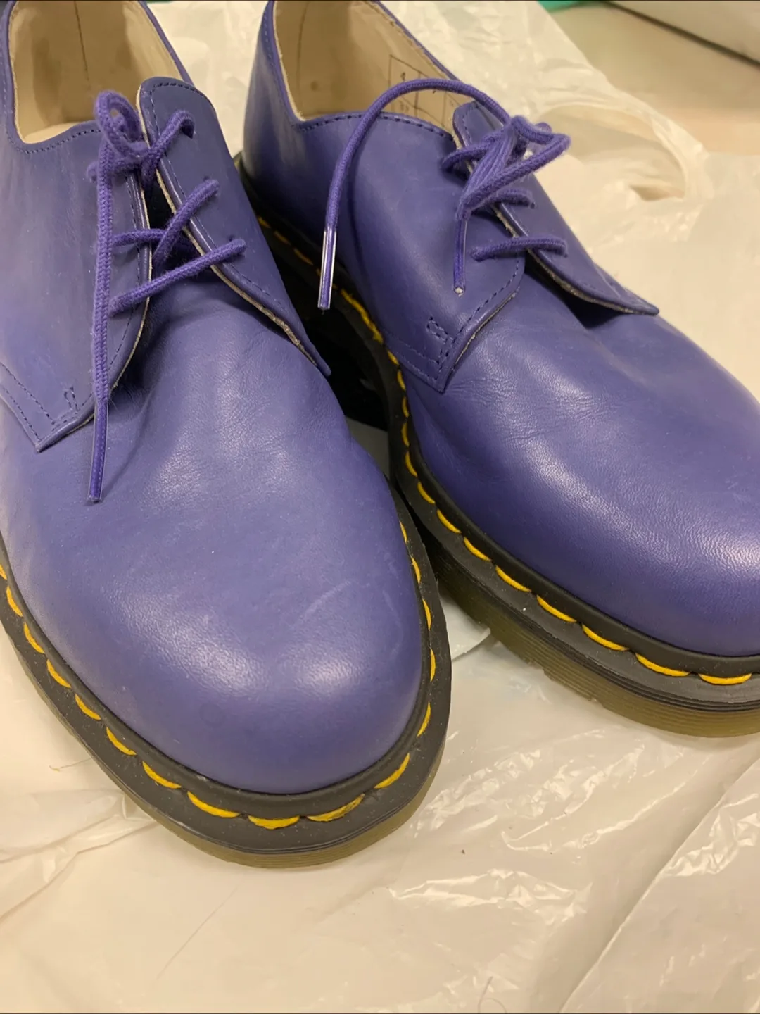 Dr. Martens 1461 Purple Oxford Shoes - Size US 6 image indicator(4)