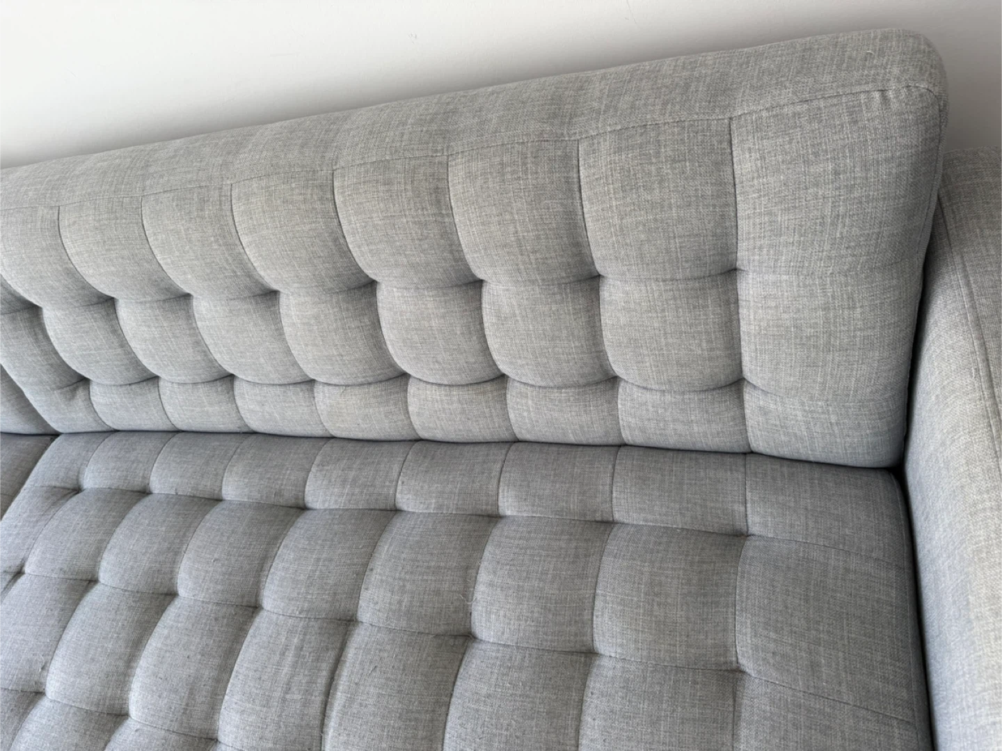 Light Grey Sectional Sofa - photo 4