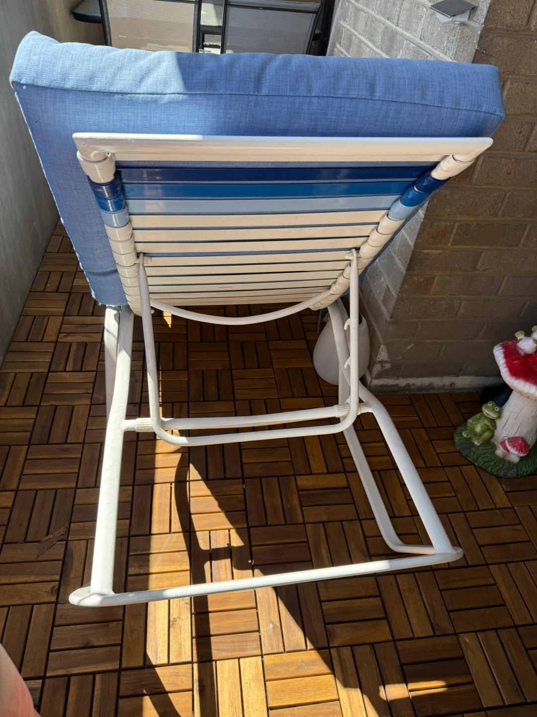 Outdoor Lounge Chair - Blue - photo 3