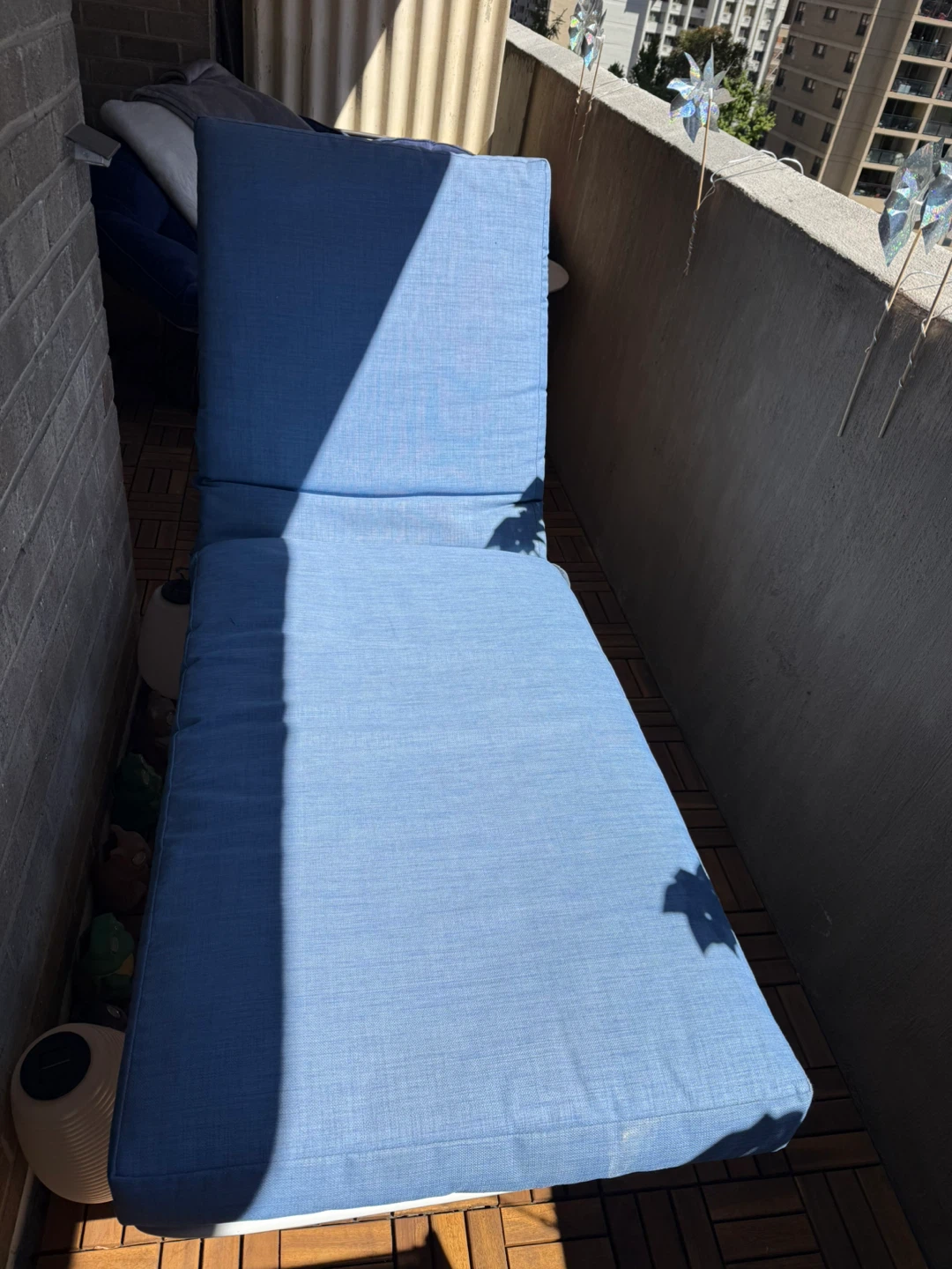 Outdoor Lounge Chair - Blue - photo 2