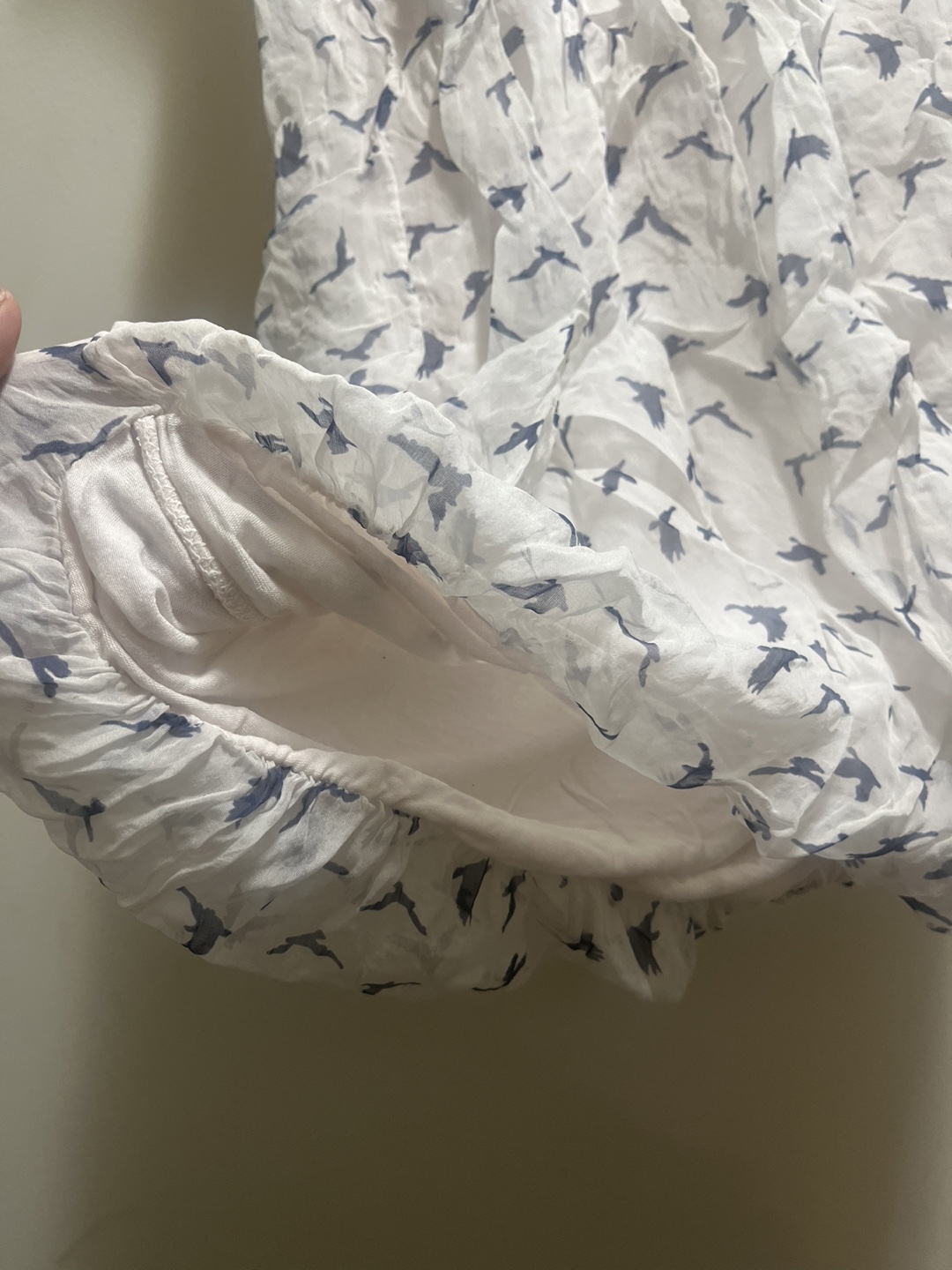 Giusy Women's 100% Silk Made in Italy Bird Print Blouse Top sz M - photo 5