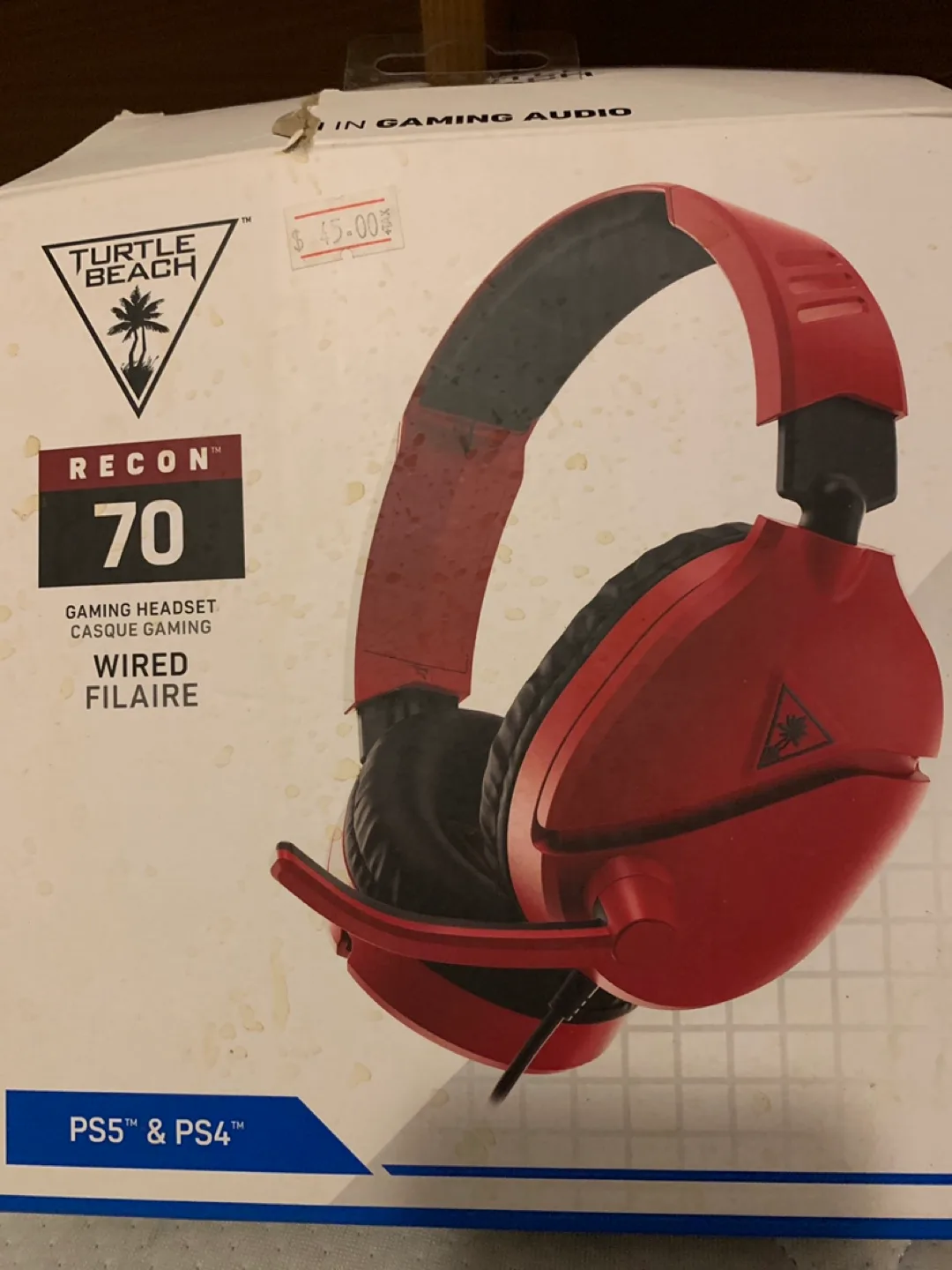Turtle Beach Recon 70 Red Gaming Headset thumbnail