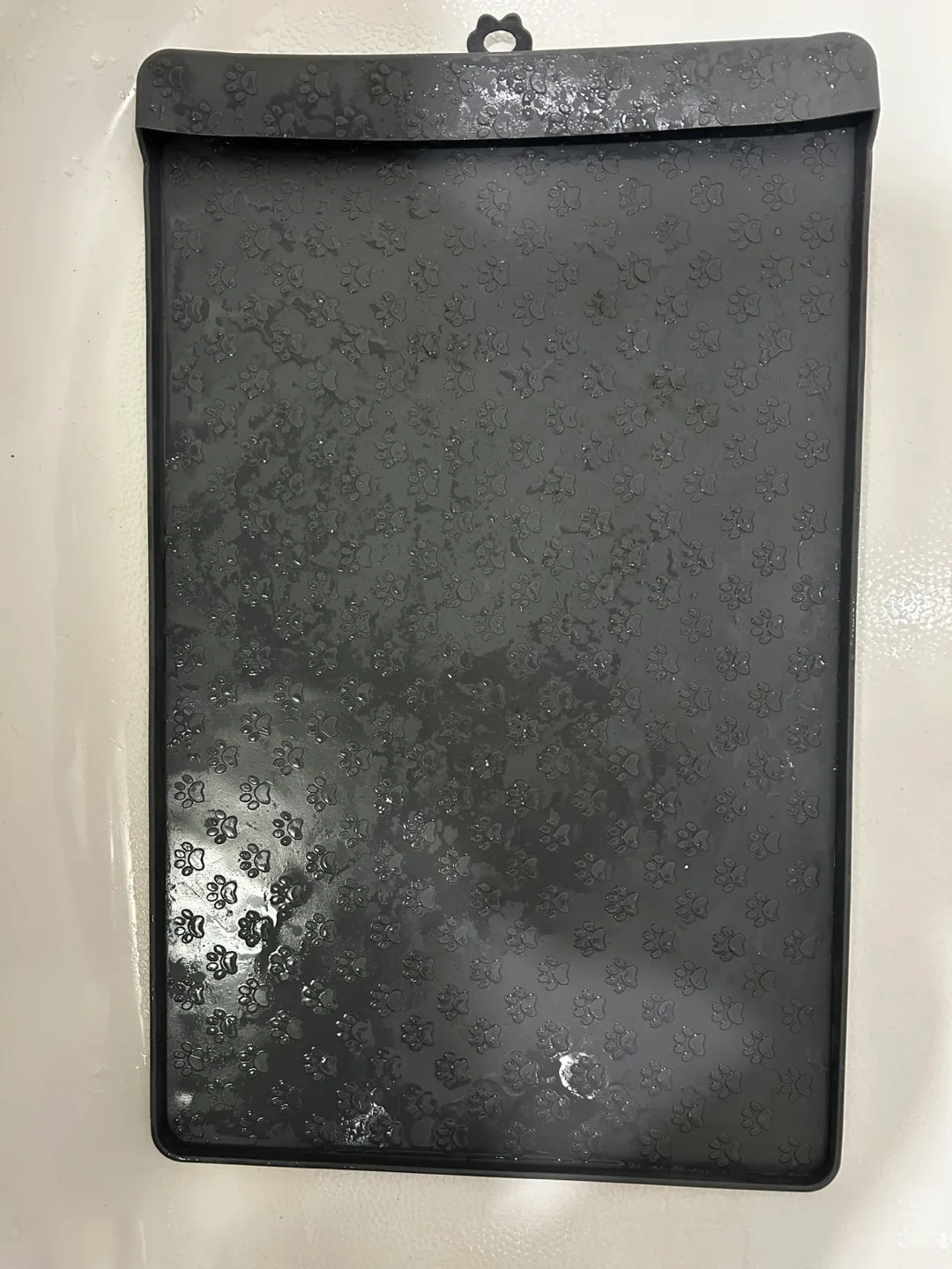 Gray Pet Food Mat thumbnail