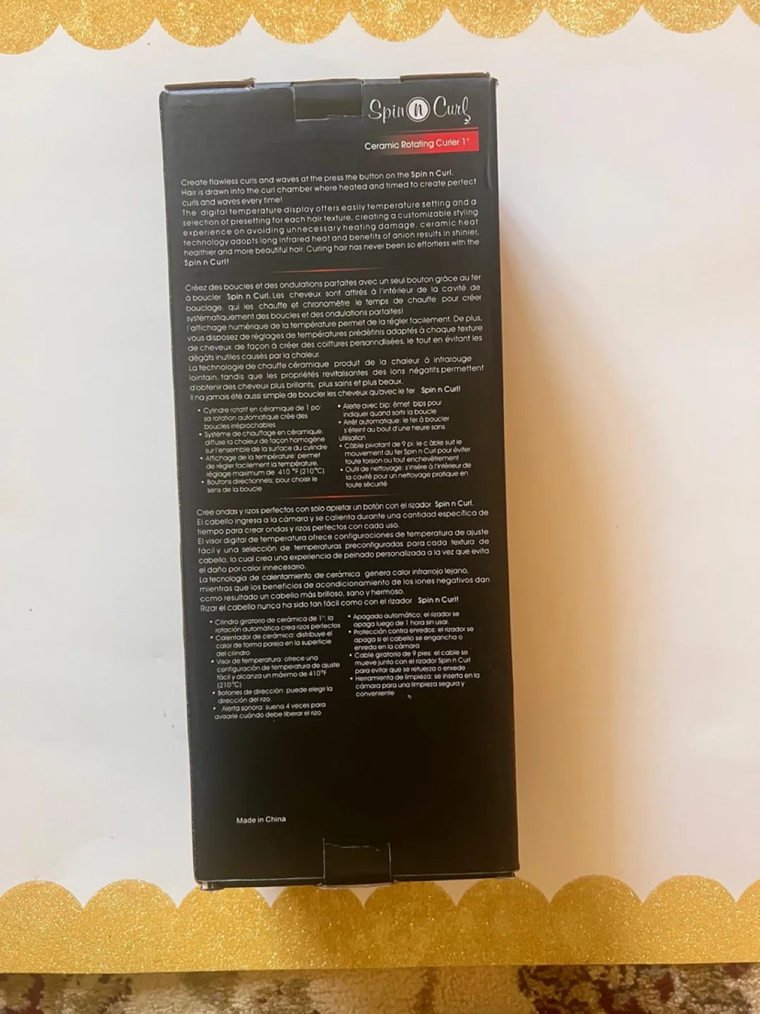 BRAND NEW Spin N Curl Ceramic Rotating Curler image indicator(6)