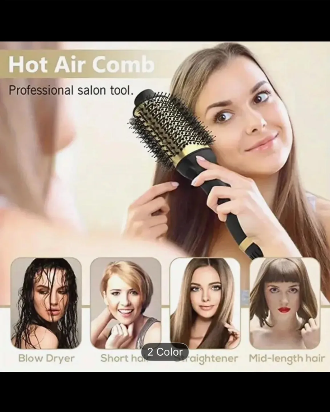 BRAND NEW- Hot Air Comb - Professional Salon Tool image indicator(2)