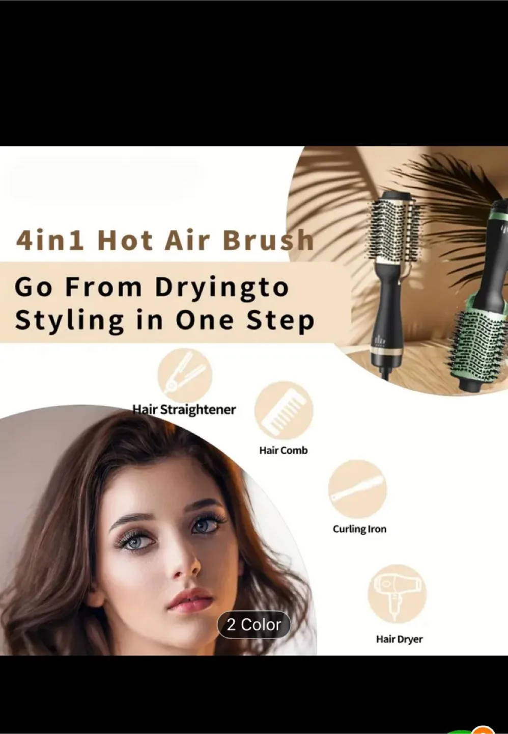 BRAND NEW- Hot Air Comb - Professional Salon Tool image indicator(7)