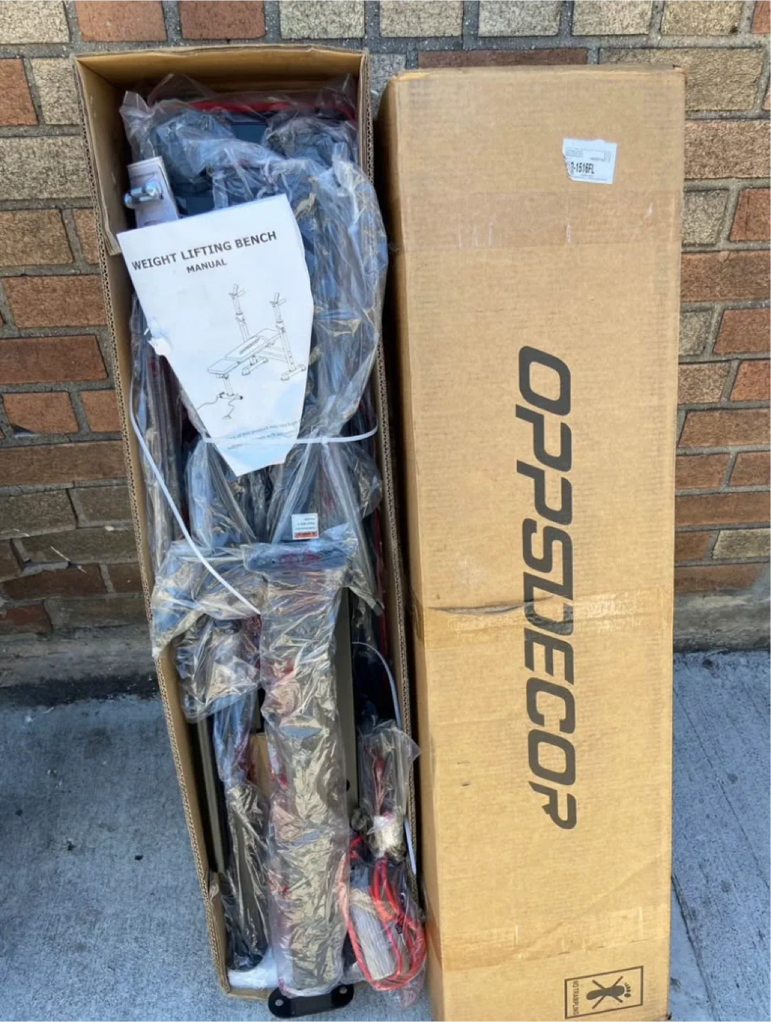 OPPSDECOR 600Lbs 6 in 1 Weight Bench Set thumbnail