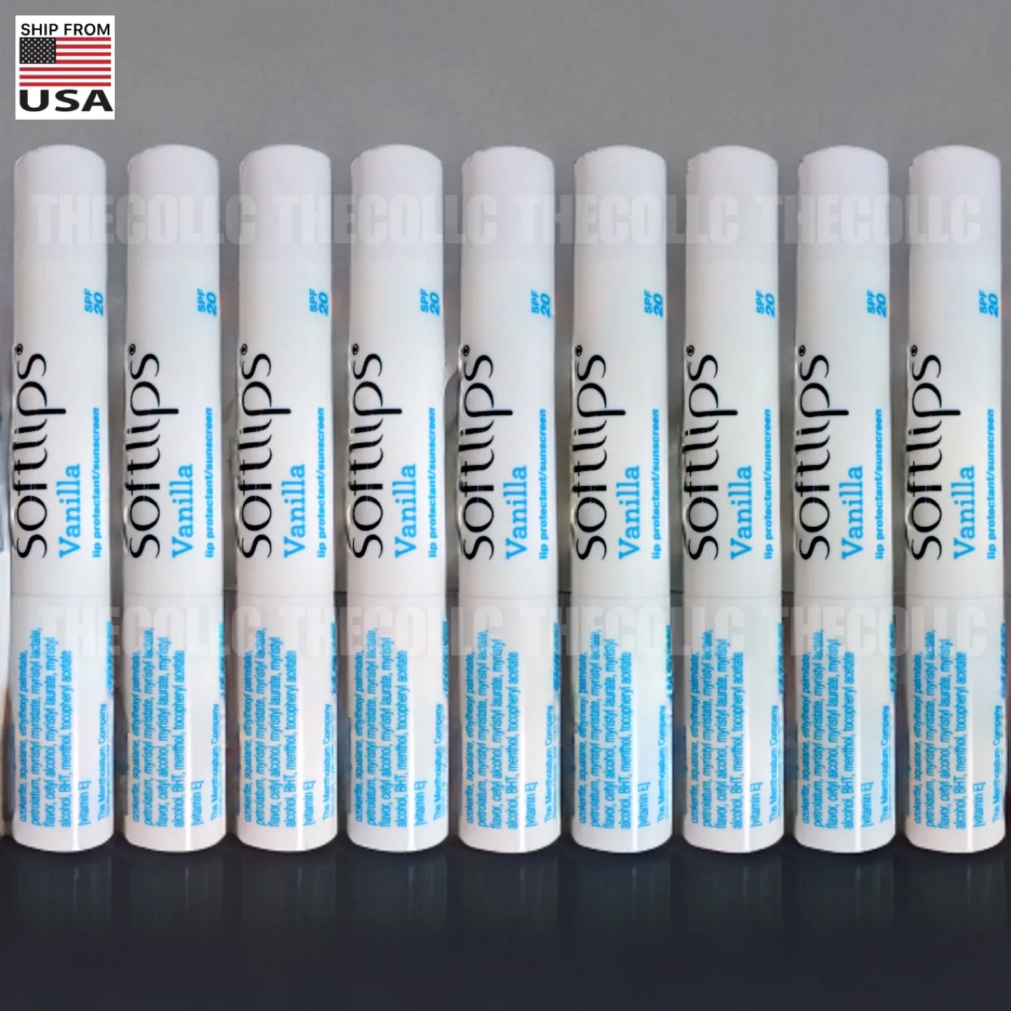 9x Softlips Vanilla Lip Protectant Lip Balm SPF 20 [[NEW]] thumbnail