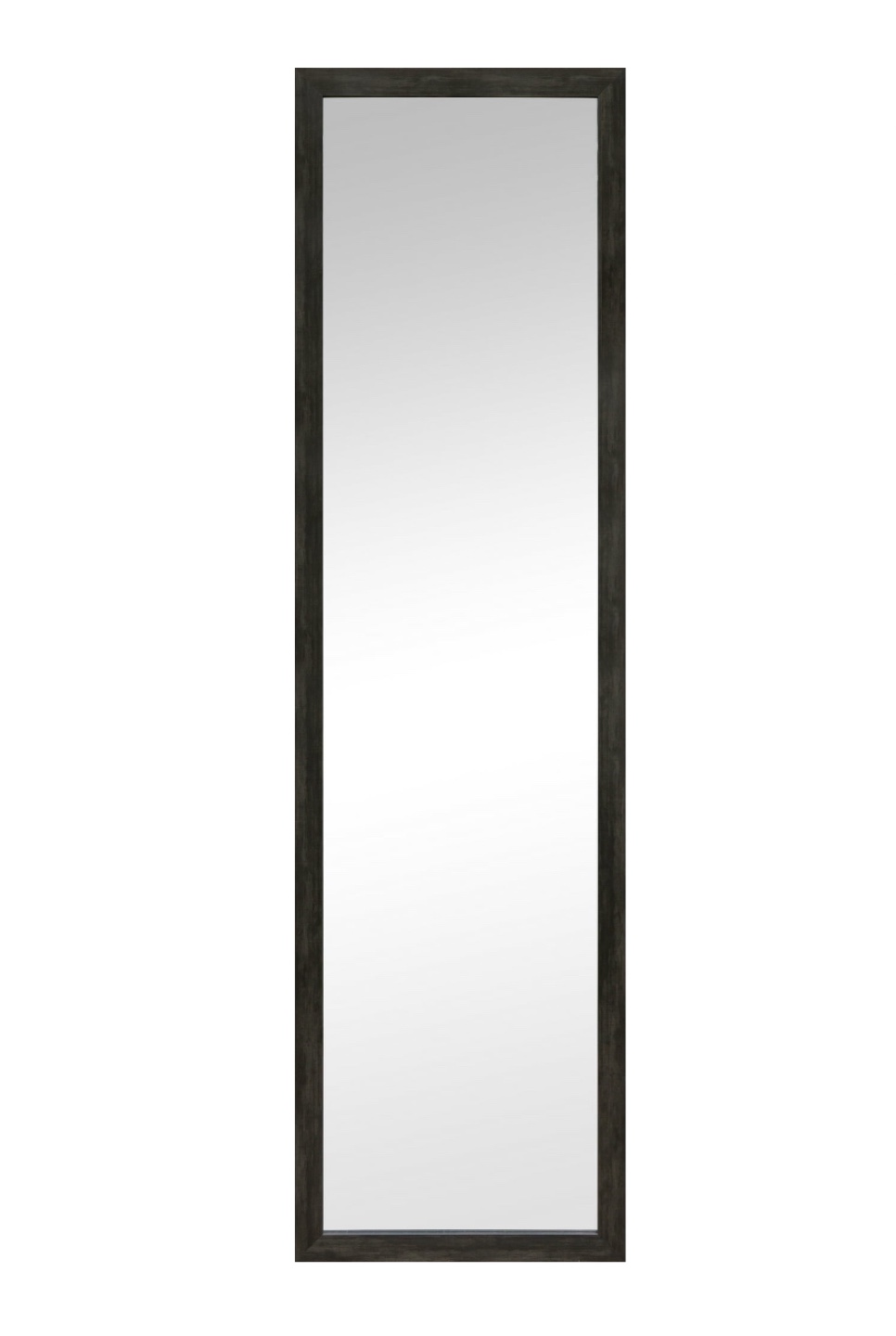 Full Length Mirror with Dark Wood Frame
